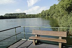 Aussichtsplattform mit Blick aus das Reeser Meer © Naturschutzzentrum im Kreis Kleve e.V.