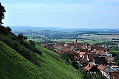 Schwalenberg mit Blick in das Steinheimer Becken © M. Füller