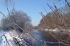 Die Sieg im Winter © Biologische Station Bonn / Rhein-Erft