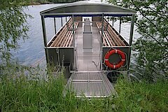 Das Untersuchungsschiff Wilde Gans auf dem Reeser Meer © Naturschutzzentrum im Kreis Kleve e.V.