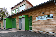 Die Westseite des Moorhus © NABU NRW