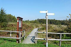 Eingang Bohlenweg © Biologische Station Düren