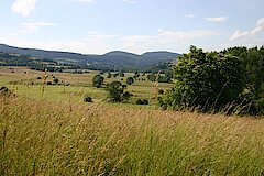 Nuhnetal mit Blick nach Hallenberg © Biologische Station HSK