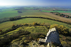 Ausblick von der Burgruine Desenberg