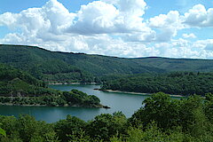 Blick auf den Kermeter und den Uftsee © Biologische Station im Kreis Euskirchen e.V.