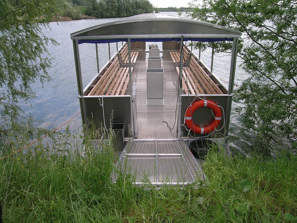 Das Untersuchungsschiff Wilde Gans auf dem Reeser Meer © Naturschutzzentrum im Kreis Kleve e.V.