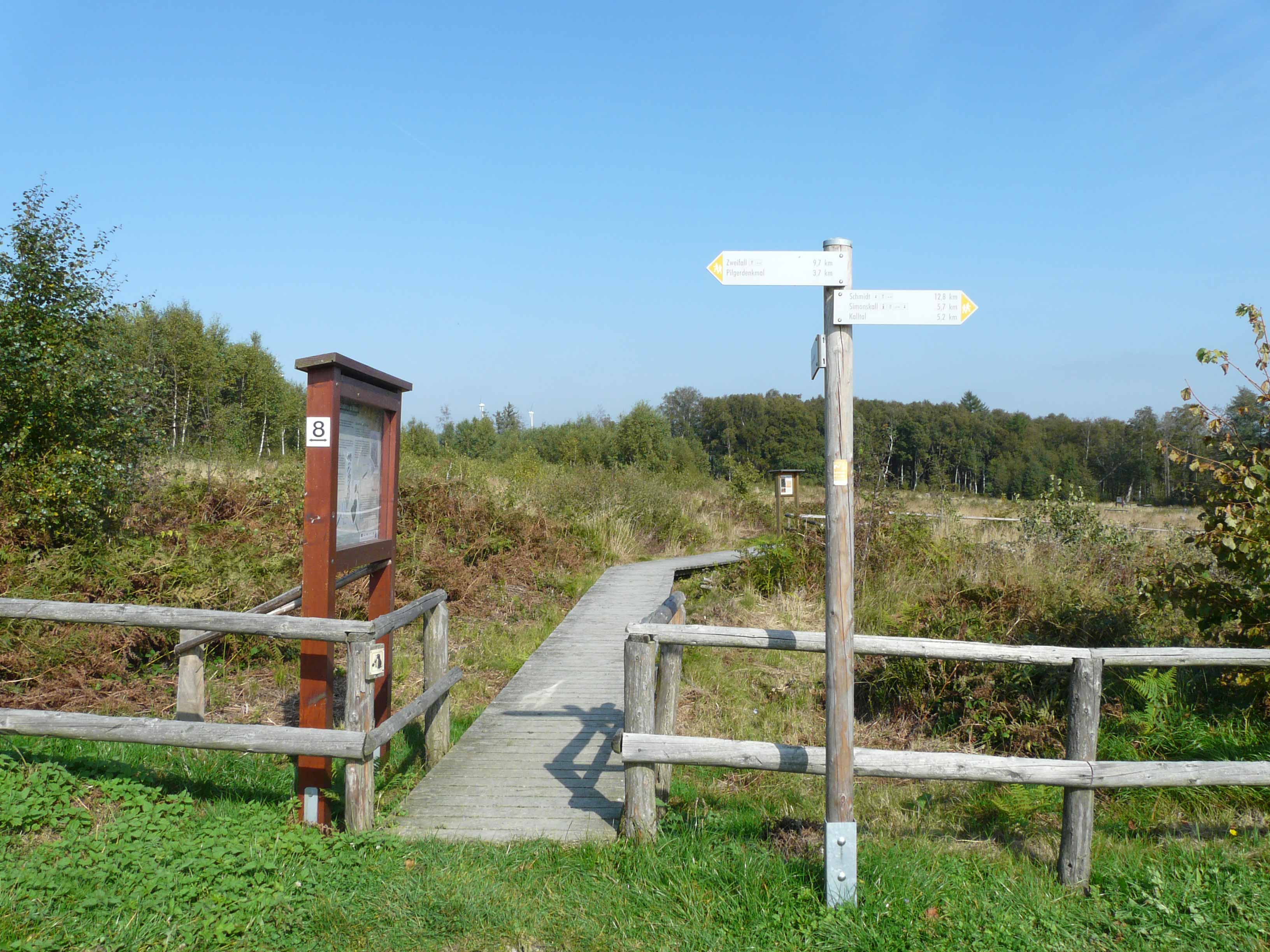 Eingang Bohlenweg © Biologische Station Düren